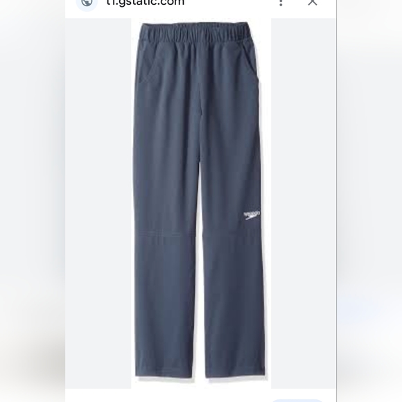 SPEEDO Man's Tech Warm Up gray  moisture wicking drawstrings waist Pants size M - Picture 1 of 9